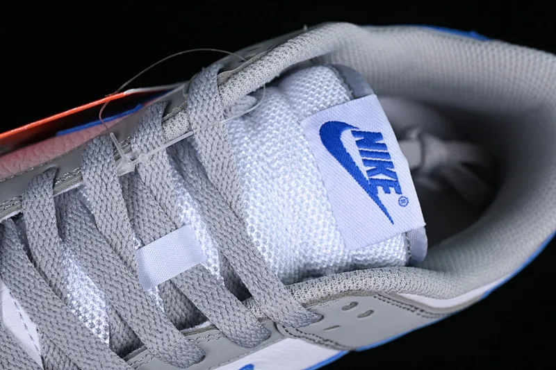 All categories Nk SB Dunk series Nk SB Dunk Low low-top sneakers Nk Dunk Low "Grey Royal Blue" white gray blue low-top casual sports skateboard shoes FN3878-001